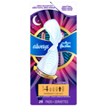 Always Radiant Size 4 Light Clean Scent Overnight Pads with Wings