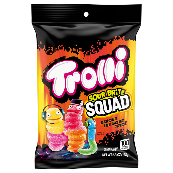 Trolli Sour Brite Squad Gummi Candy