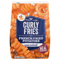 Giant Seasoned Curly Fries French Fried Potatoes Frozen