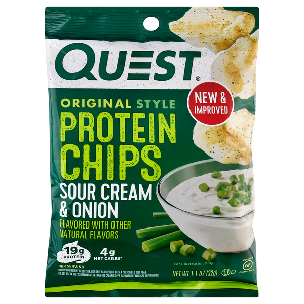Quest Original Style Sour & Cream Onion Flavored Protein Chips