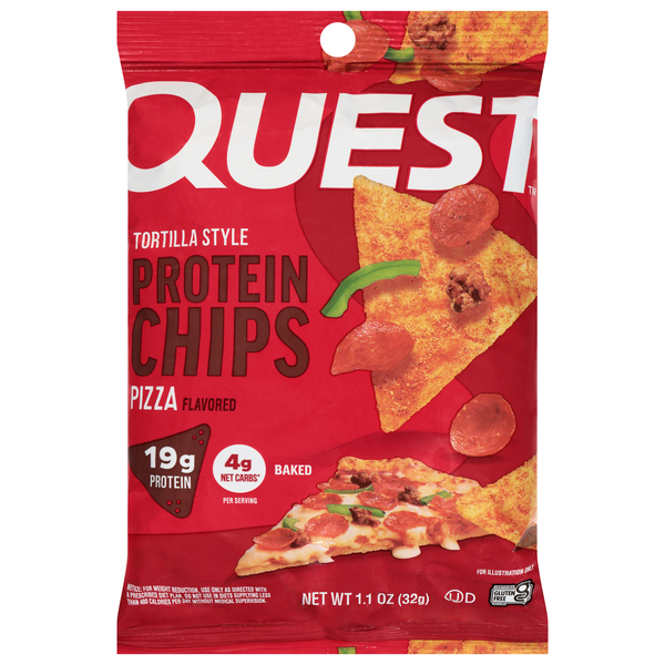 Quest Pizza Flavored Tortilla Style Protein Chips