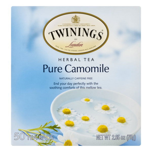 Save on Twinings of London Pure Camomile Herbal Tea Bags Caffeine Free