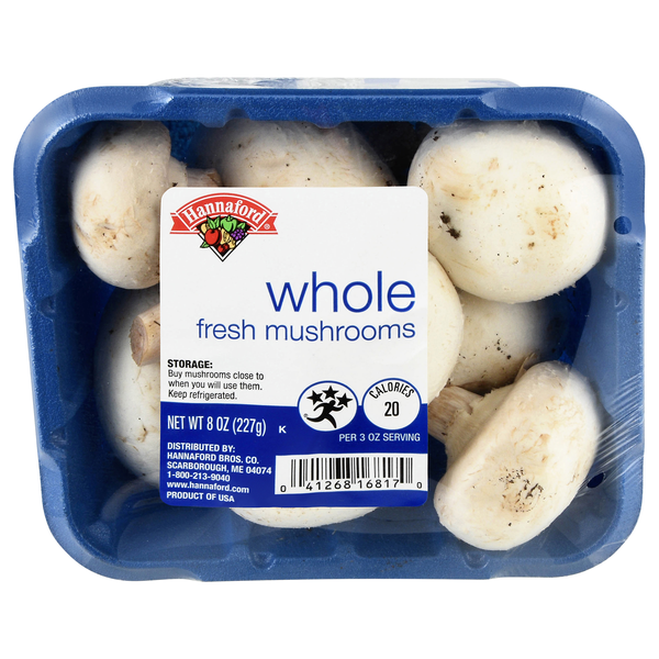 Hannaford Whole Mushrooms
