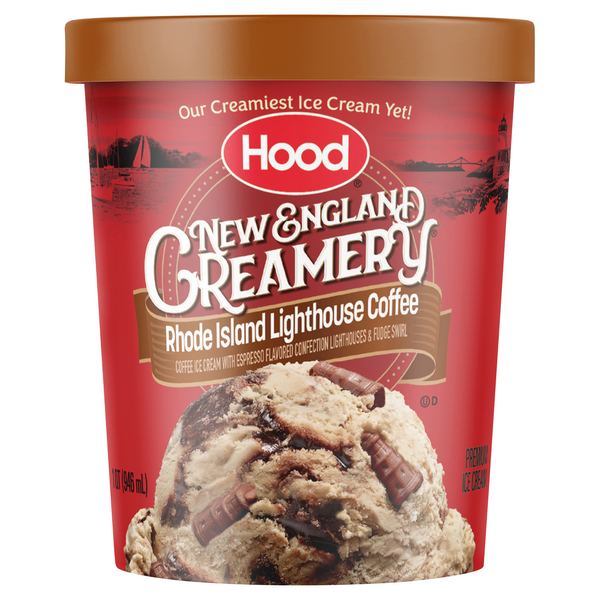 Hood New England Creamery Rhode Island Lighthouse Coffee Ice Cream