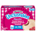 Smucker's Uncrustables Peanut Butter & Raspberry Spread Sandwiches - 4 ct