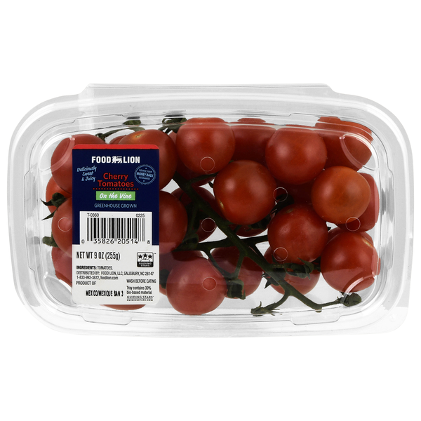 Food Lion On the Vine Cherry Tomatoes