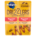 PEDIGREE Drizzlers Natural Beef Savory Sauce Dog Food Complement - 2 ct