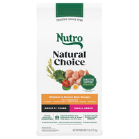 NUTRO Natural Choice Small Breed Chicken & Brown Rice Adult Dry Dog Food