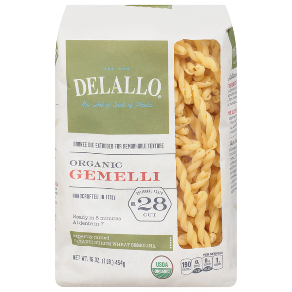 DeLallo Organic Gemelli Pasta