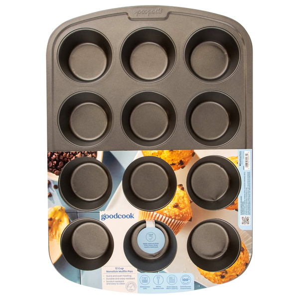 GoodCook Nonstick Muffin Pan 12 Cup
