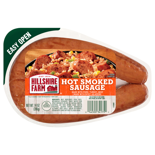 Hillshire Farm Hot Smoked Sausage Rope