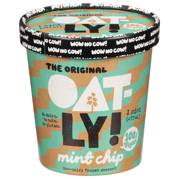 Oatly Non-Dairy Vegan Mint Chip Frozen Dessert