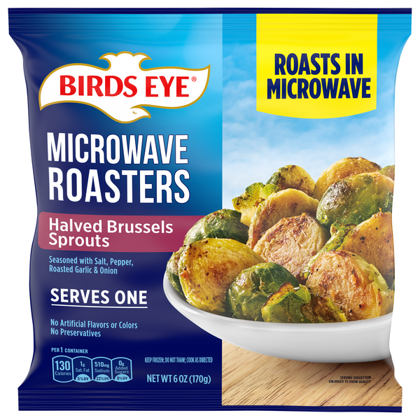 Birds Eye Microwave Roasters Halved Brussels Sprouts Frozen