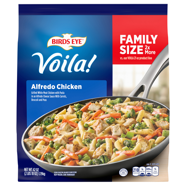 Birds Eye Voila! Alfredo Chicken Family Size Frozen Skillet Meal