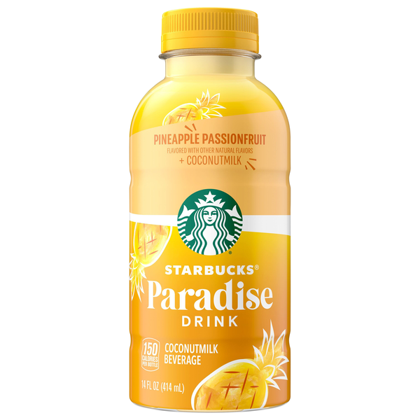 Starbucks Paradise Drink Pineapple Passionfruit Coconut Milk Beverage