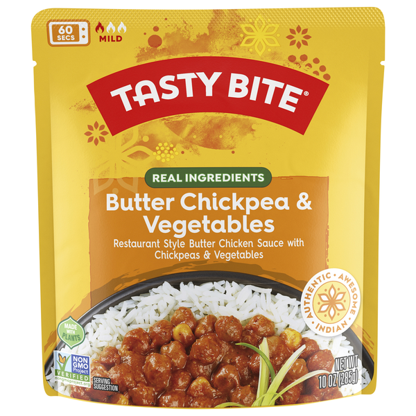 Tasty Bite 60 Second Mild Butter Chickpea & Vegetables