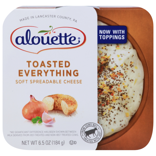 Save on Alouette Toasted Everything Spreadable Cheese Order Online