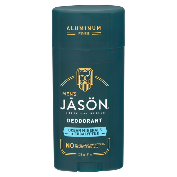 Save on JASON Men's Deodorant Ocean Minerals & Eucalyptus Aluminum Free