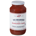 Yo Mama's No Sugar Added French Burgundy Wine Tomato Pasta Sauce