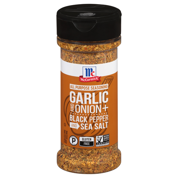 McCormick Garlic & Onion + Black Pepper & Sea Salt All Purpose Seasoning