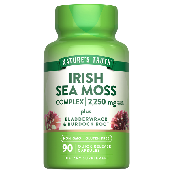 Nature's Truth Irish Sea Moss Complex Quick Release Capsules