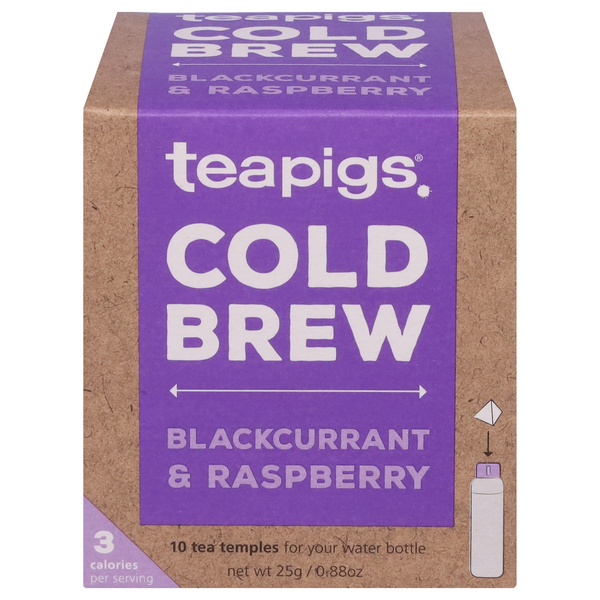 Teapigs Cold Brew Blackcurrant & Raspberry Tea Temples
