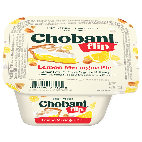 Save on Chobani Flip Greek Yogurt Lemon Meringue Pie Low Fat Order