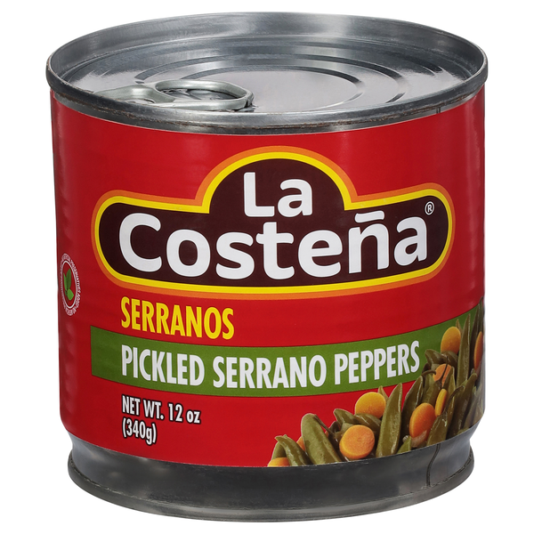 La Costena Green Pickled Serrano Peppers