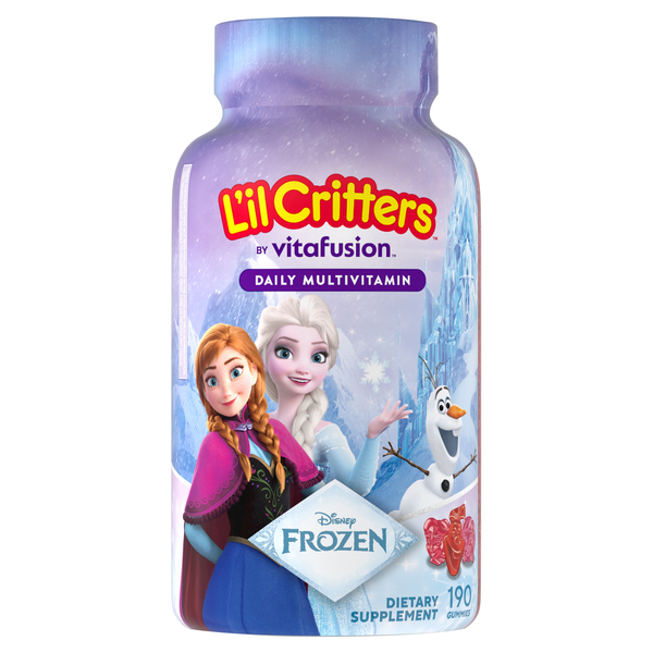 L'il Critters Disney Frozen Kids Daily Multivitamin Gummies