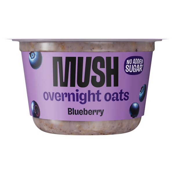 MUSH Gluten & Dairy Free Blueberry Overnight Oats Refrigerated