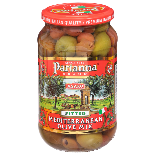 Partanna Imported Mediterranean Pitted Olives Mix