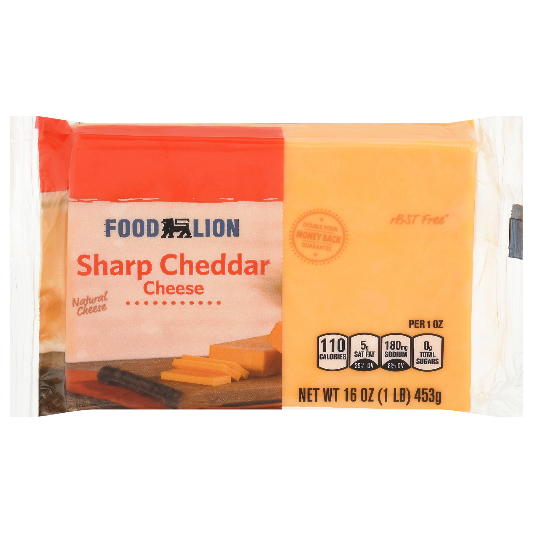 Food Lion Food Lion Cheddar Cheese Sharp Chunk Natural