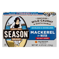 Season No Salt Added Boneless Skinless Fillets of Mackerel in Water