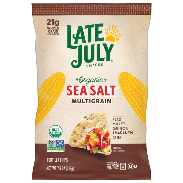 Late July Organic Gluten Free Sea Salt Multigrain Tortilla Chips