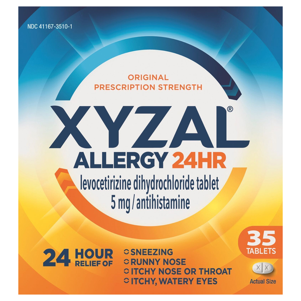 XYZAL Original Prescription Strength Allergy Tablets