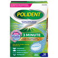 Polident 3 Minute Mint Fresh Dental Appliance Cleanser Tablets