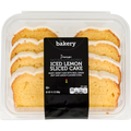Stop & Shop The Bakery Premium Iced Lemon Loaf Cake Sliced