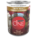 Purina ONE True Instinct Tender Cuts Turkey & Venison Adult Wet Dog Food