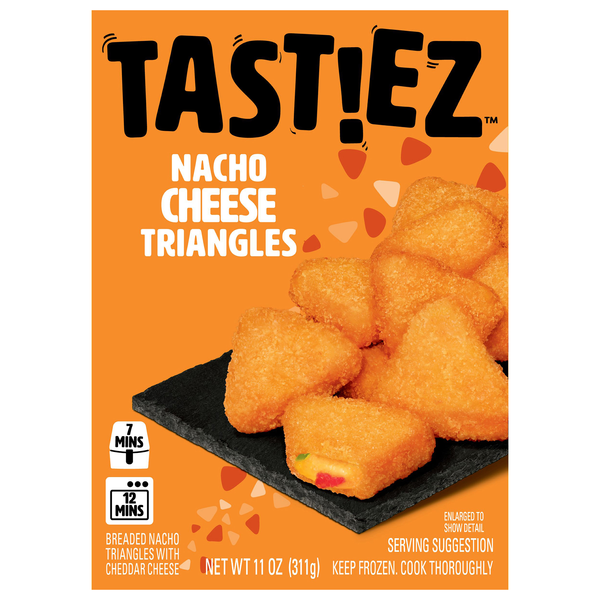 TASTIEZ Nacho Cheese Triangles Frozen
