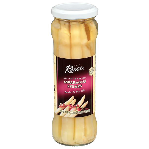 Reese All White Peeled Asparagus Spears