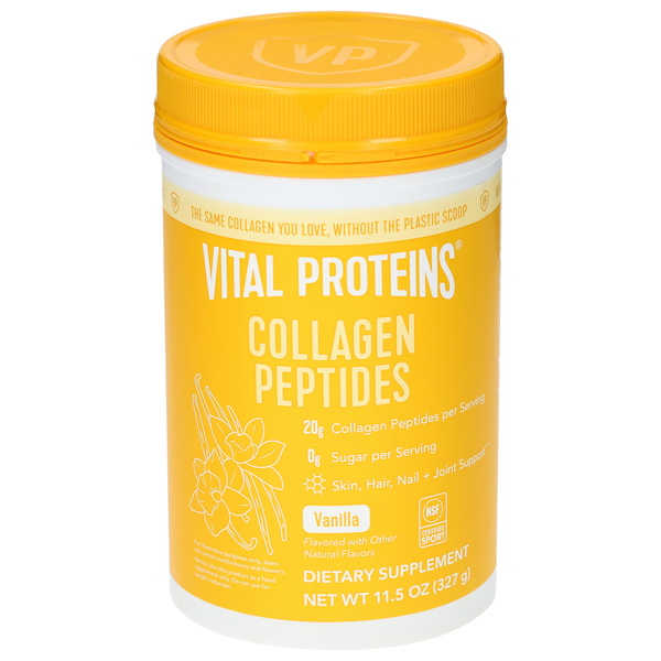 Vital Proteins Collagen Peptides Dietary Supplement Powder Vanilla