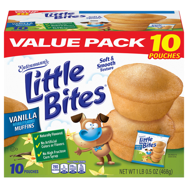 Entenmann's Little Bites Vanilla Mini Muffins - 10 ct