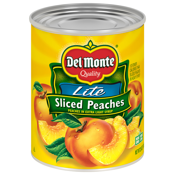 Del Monte Lite Sliced Peaches in Extra Light Syrup
