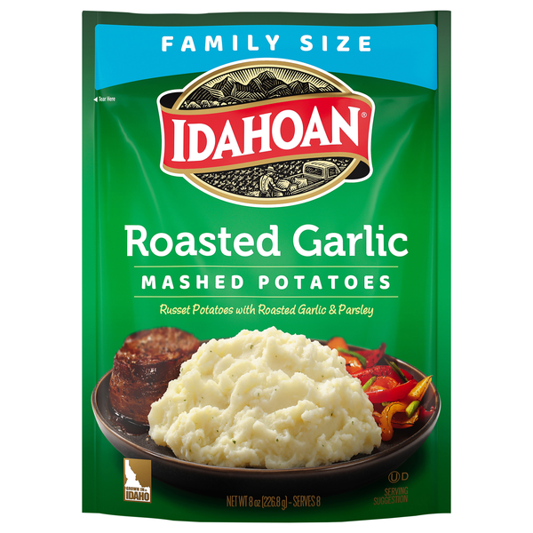 Idahoan Roasted Garlic Mashed Potatoes Family Size