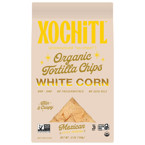 Xochitl Organic Mexican White Corn Tortilla Chips