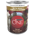Purina ONE True Instinct Tender Cuts Turkey & Venison Adult Wet Dog Food