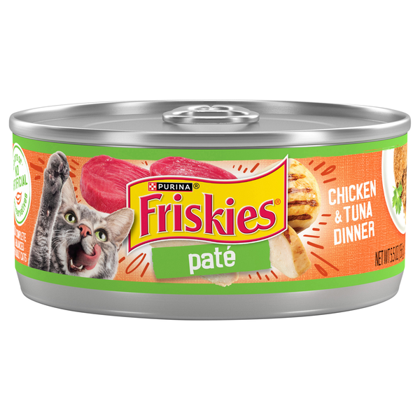 Friskies Pate Chicken & Tuna Dinner Adult Wet Cat Food