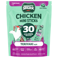 Mighty Spark Teriyaki Style Mini Chicken Sticks - 12 ct