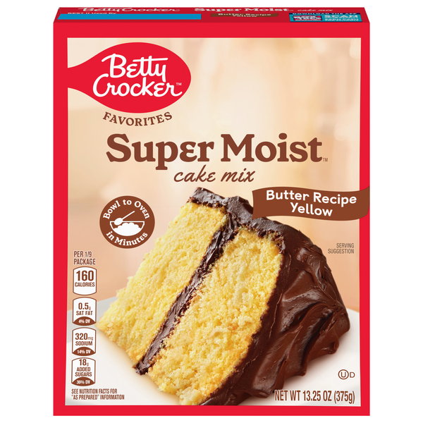 Betty Crocker Favorites Super Moist Butter Recipe Yellow Cake Mix
