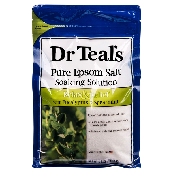 Dr. Teal's Pure Epsom Salt Relax & Relief with Eucalyptus & Spearmint